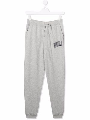 Ralph Lauren Kids logo-print cotton track trousers - Grey