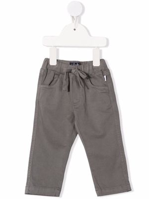 Il Gufo drawstring-fastening chino trousers - Grey