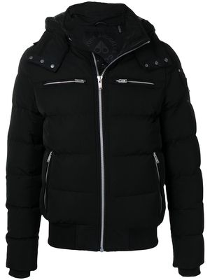 Moose Knuckles hooded padded jacket - Black
