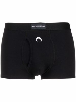 Marine Serre Moon motif boxers - Black