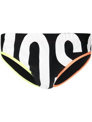 Moschino logo-print swimming trunks - Black