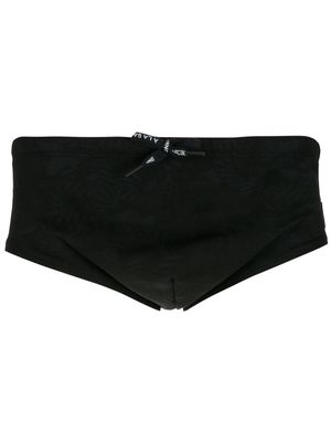 À La Garçonne plain swimming trunks - Black