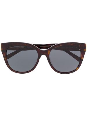 Balenciaga Eyewear Dynasty cat-eye frame sunglasses - Brown