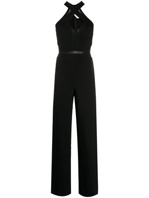 Stella McCartney criss-cross front jumpsuit - Black
