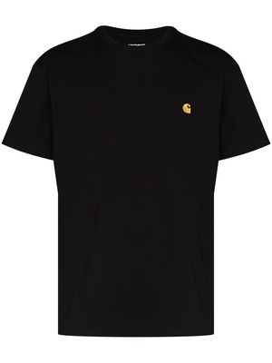 Carhartt WIP Chase logo-embroidered T-shirt - Black