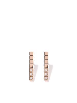 Chopard 18kt rose gold Ice Cube Pure earrings - FAIRMINED ROSE GOLD