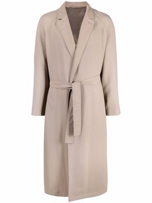 Lemaire belted trench coat - Neutrals