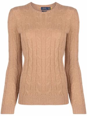 Polo Ralph Lauren cable-knit cashmere jumper - Neutrals