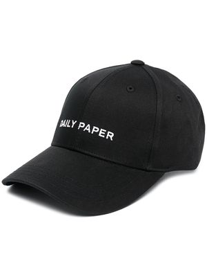Daily Paper logo embroidered baseball cap - Black