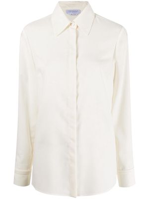 Gabriela Hearst long-sleeve virgin wool shirt - White