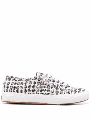 Superga graphic-print low-top sneakers - White
