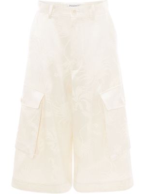JW Anderson cropped cargo trousers - White