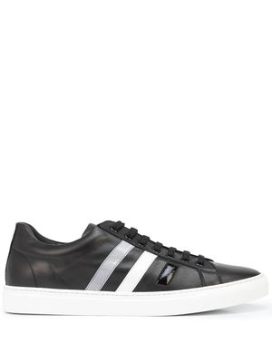 Madison.Maison 3 Stripe & Your Out leather sneakers - Black