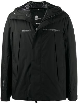 Moncler Grenoble zipped hooded jacket - Black