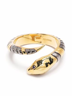 Zadig&Voltaire snake-wrap bracelet - Gold