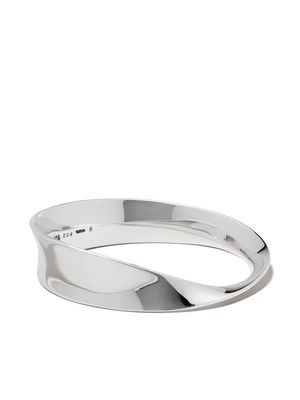 Georg Jensen sterling silver Mobius bangle - SILVER COLOR