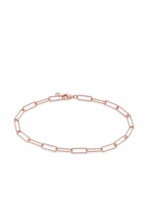 Monica Vinader Alta textured chain bracelet - Pink