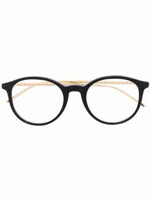 Boucheron Eyewear round-frame eyeglasses - Black