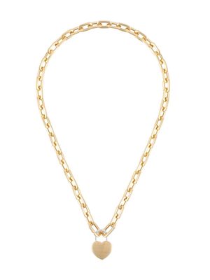 AMBUSH heart padlock chain necklace - Gold