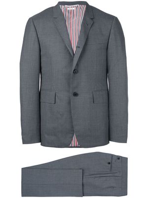 Thom Browne Classic Plain Weave Suit in Super 120s Wool - Grey