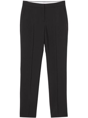 Burberry mohair-wool blend tailored trousers - Black
