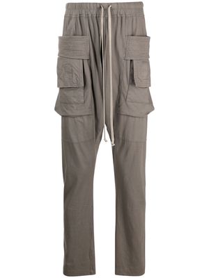 Rick Owens DRKSHDW Creatch cargo drawstring trousers - Neutrals