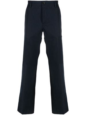 Soulland Simon high-rise tailored trousers - Blue