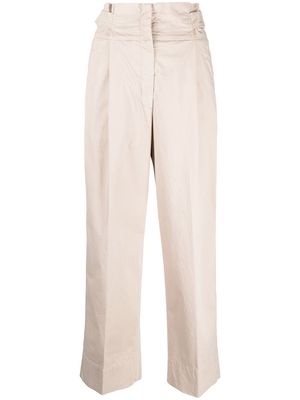 Peserico cropped tailored trousers - Neutrals