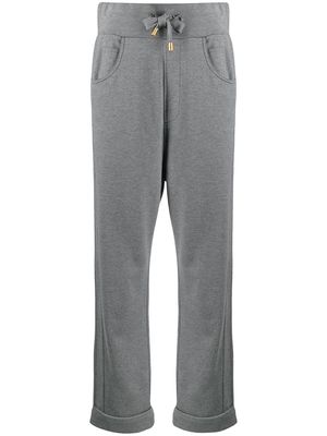 Balmain embossed-logo track pants - Grey