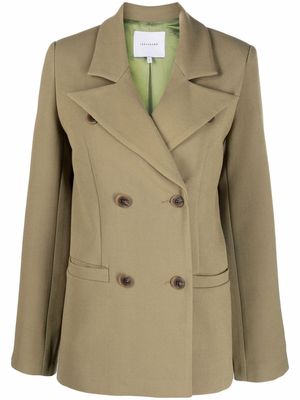 Lesyanebo double-breasted tailored blazer - Green