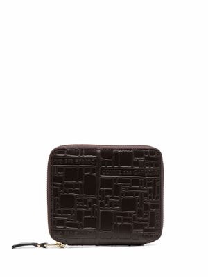 Comme Des Garçons Wallet embossed-logo wallet - Brown