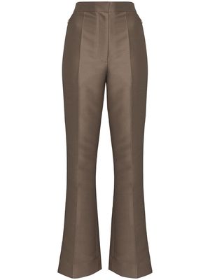 Low Classic high-rise slim-fit trousers - Green