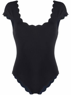 Marysia Palm Springs scalloped swimsuit - Black