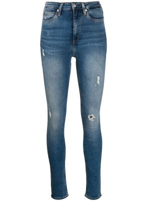 Calvin Klein Jeans high-rise skinny jeans - Blue