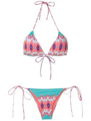 Brigitte Tati e Julia printed bikini set - Multicolour