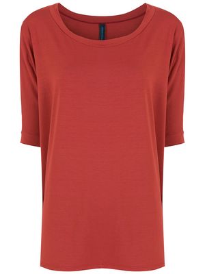 Lygia & Nanny cropped-sleeve T-shirt - Red