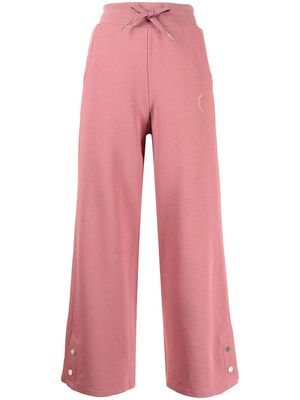 Armani Exchange logo-print sweatpants - Pink