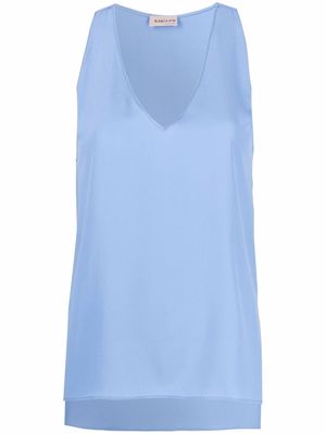 Blanca Vita V-neck vest top - Blue