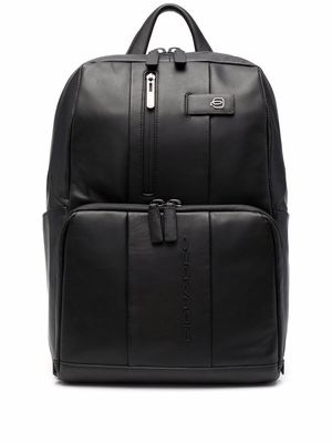 PIQUADRO Urban panelled backpack - Black