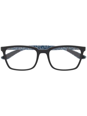 Ray-Ban clear-lens wayfarer glasses - Black