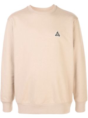 Palace graphic print sweatshirt - Neutrals