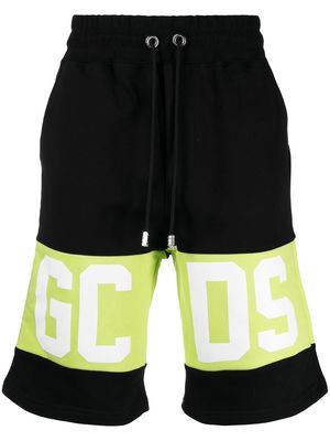 Gcds logo-print gym shorts - Black