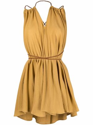 Caravana sleeveless shift mini dress - Yellow