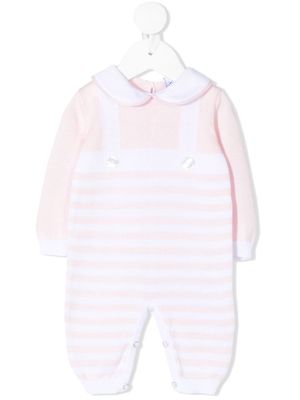 Siola striped knitted romper - Pink