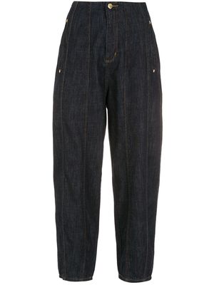 Amapô Gomos high-waisted wide-leg jeans - Blue