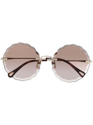 Chloé Eyewear round-frame sunglasses - Brown