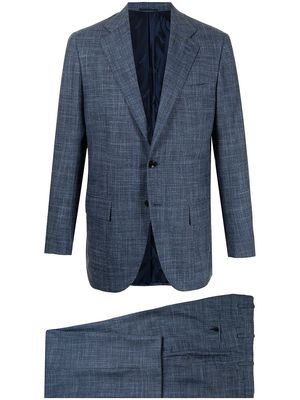 Kiton two-piece single-breasted suit - Blue