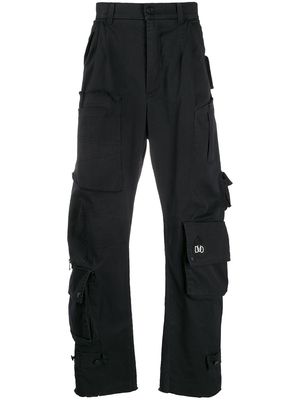 DUOltd straight leg cargo pants - Black