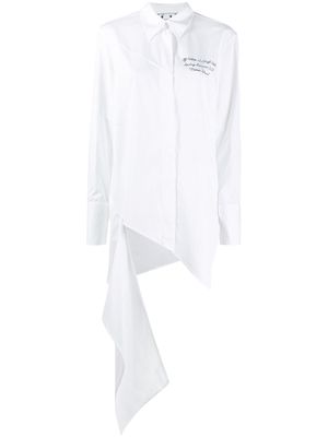 Off-White Meteor Shower draped shirt
