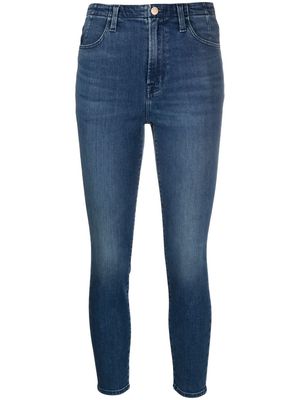 J Brand high-waisted skinny jeans - Blue